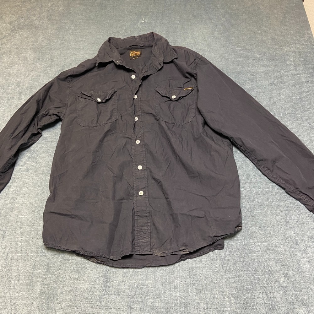 Civilianaire Utility Shirt Mens XL Black Everyday Wear Classic Outdoor Button Up